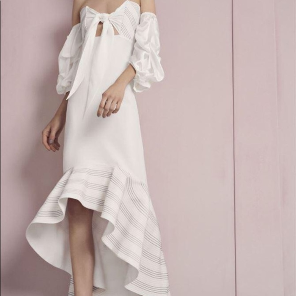 Alexis saffron white dress